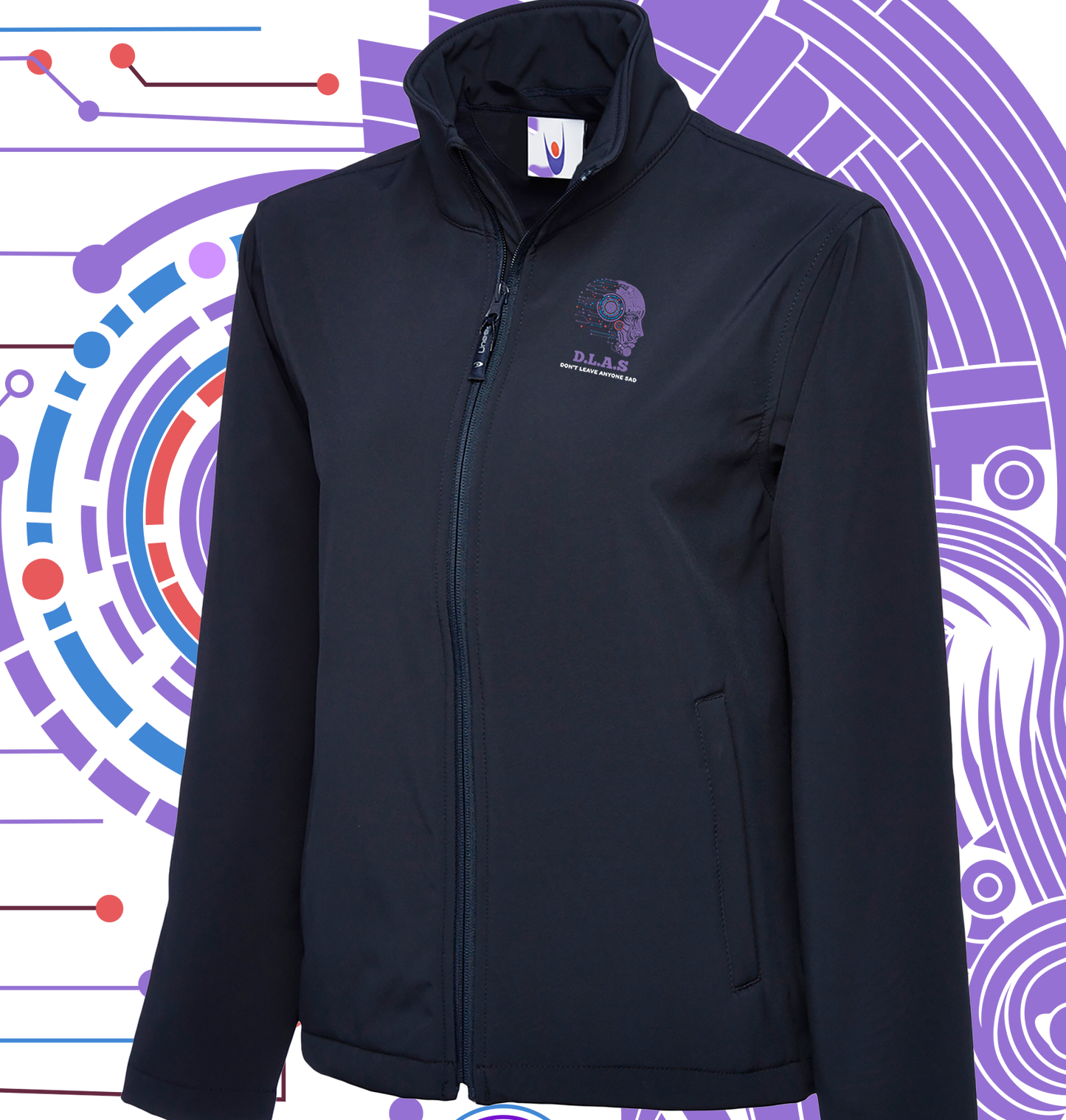 D.L.A.S. UNISEX SoftShell Jacket (UC612)