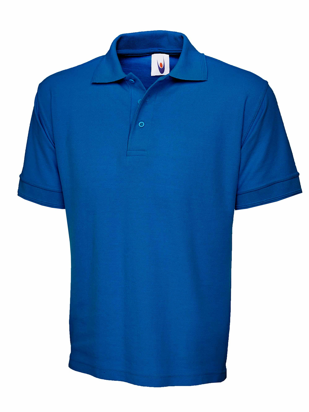 Heavyweight Cotton Poloshirt in Royal