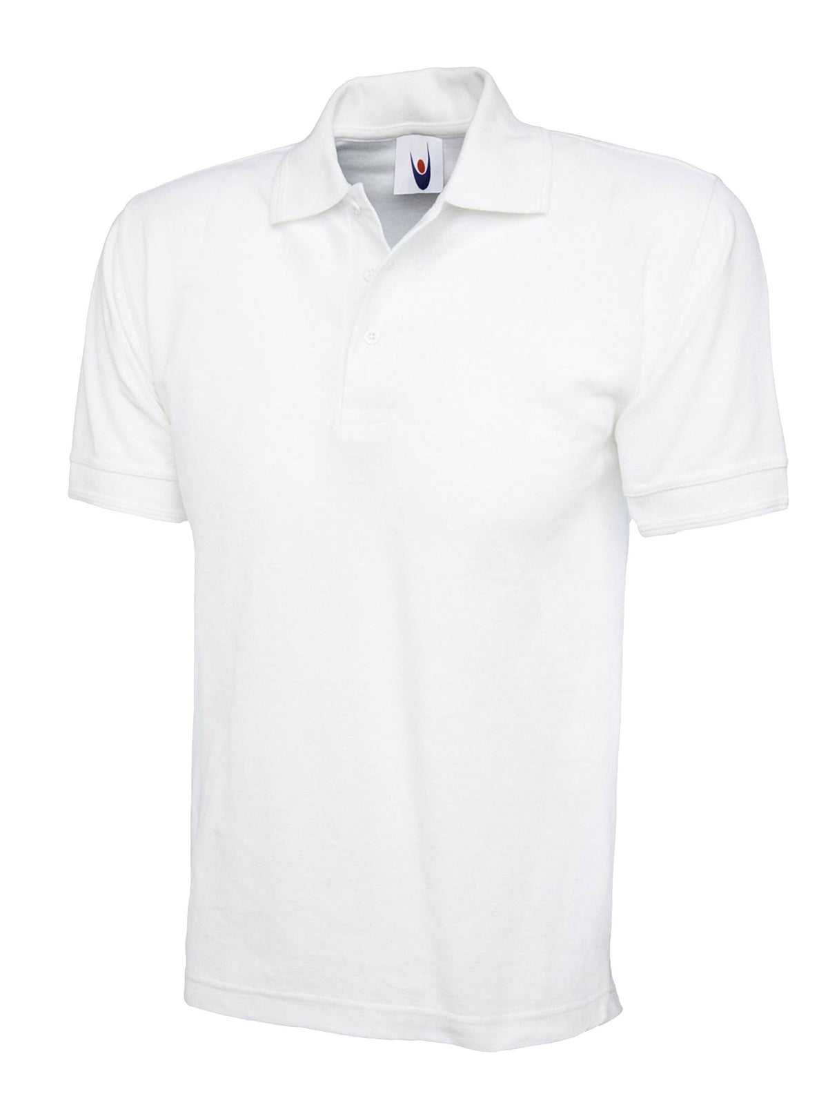 Heavyweight Cotton Poloshirt in White