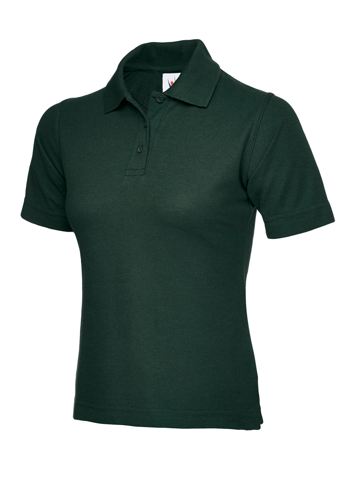 Ladies Classic Poloshirt in Bottle Green