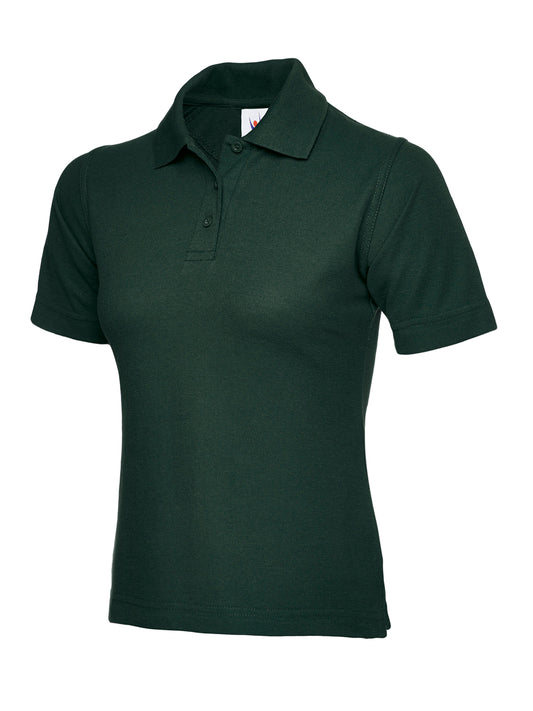 Ladies Classic Poloshirt in Bottle Green
