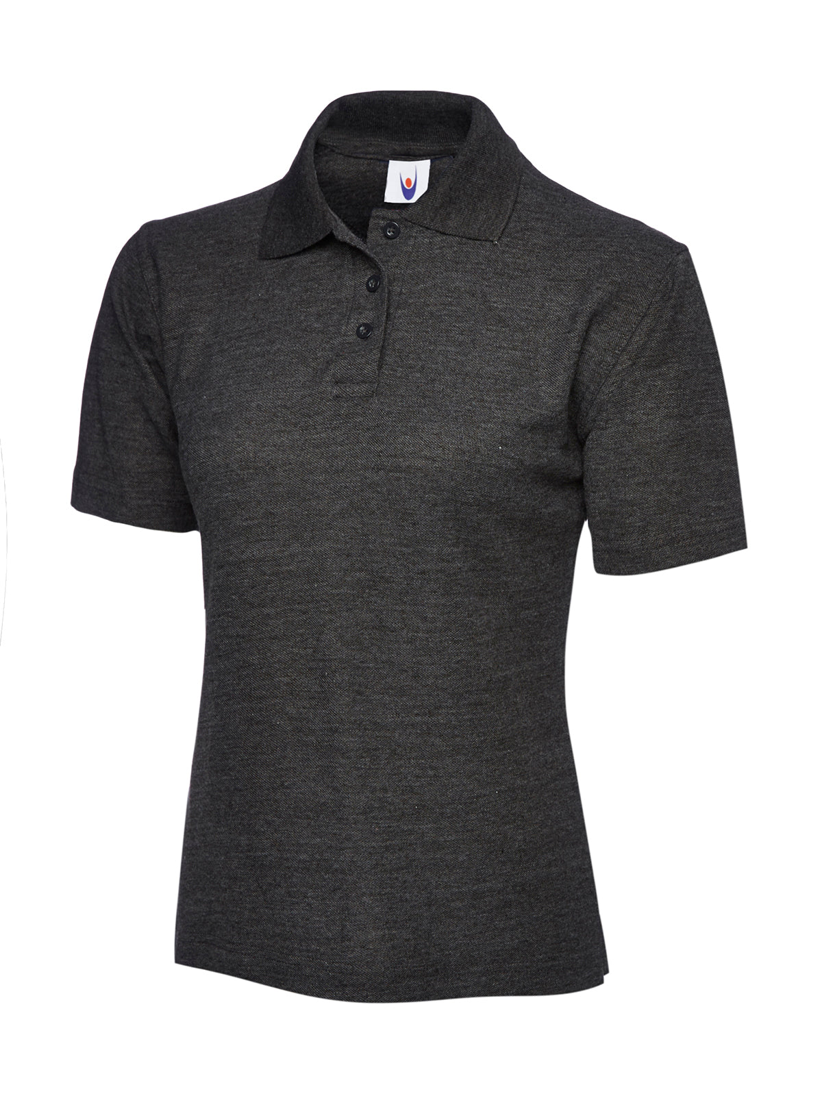 Ladies Classic Poloshirt in Charcoal
