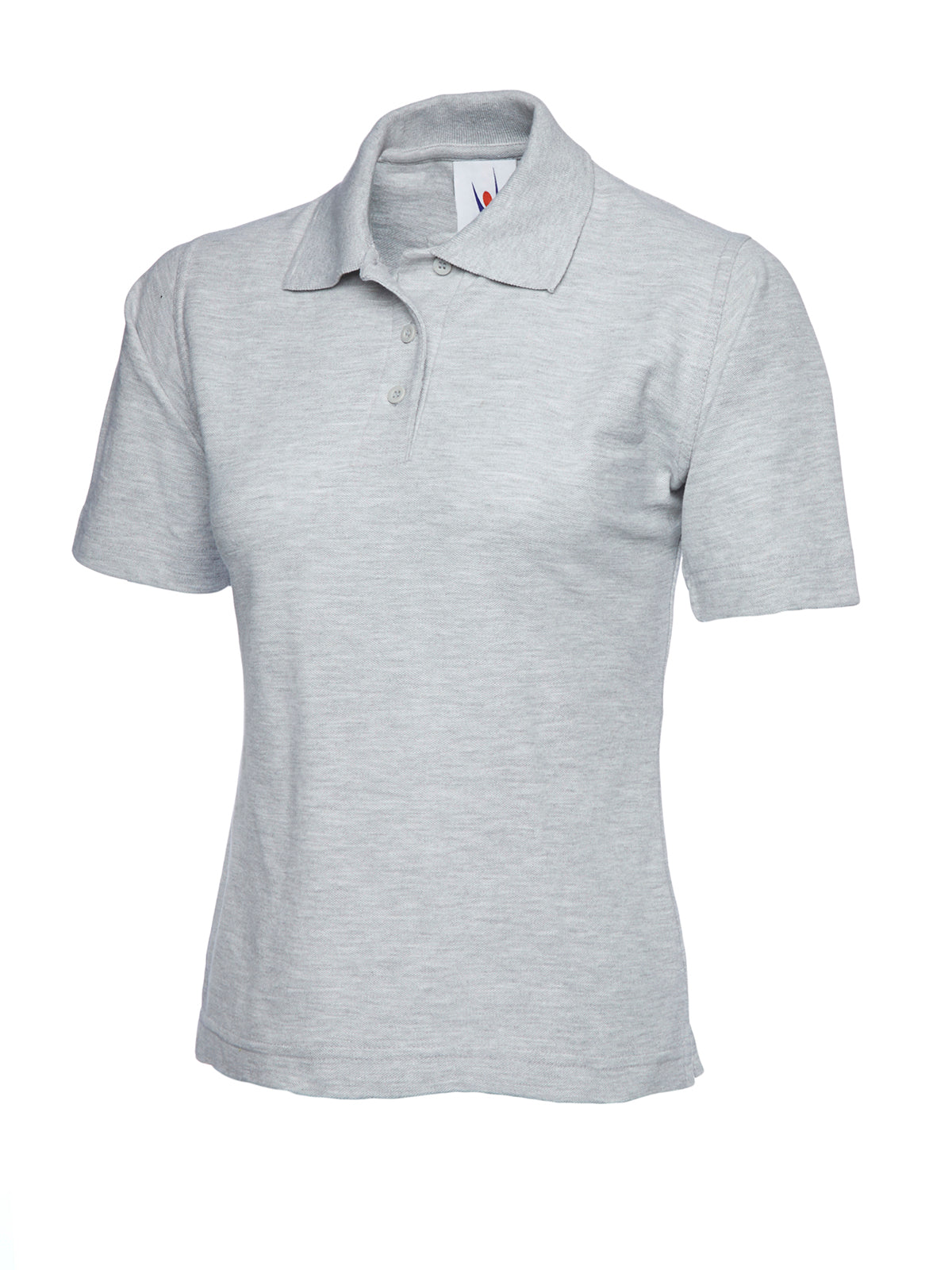 Ladies Classic Poloshirt in Heather Grey