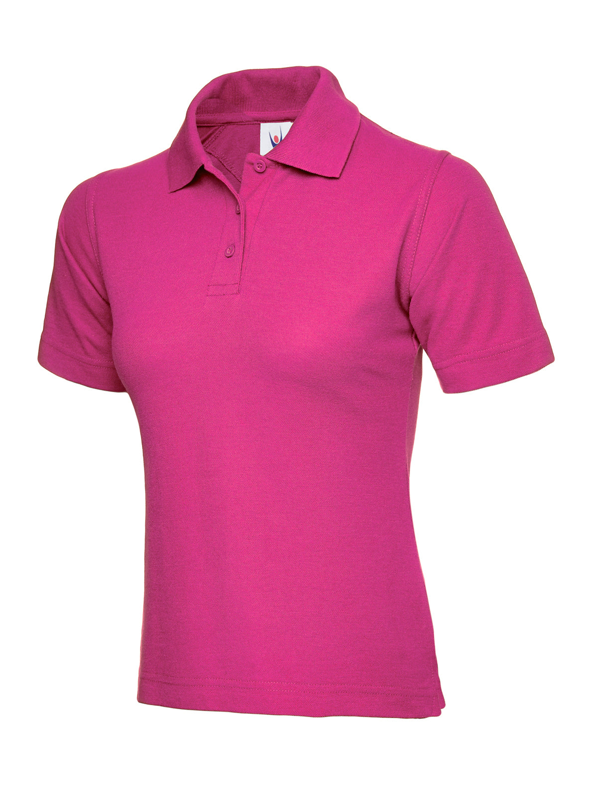 Ladies Classic Poloshirt in Hot Pink