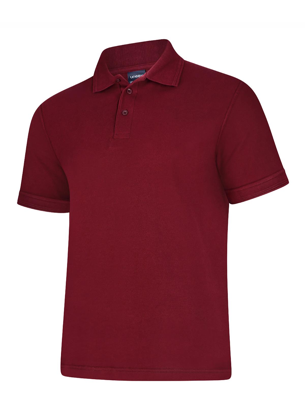 Deluxe Poloshirt in Maroon