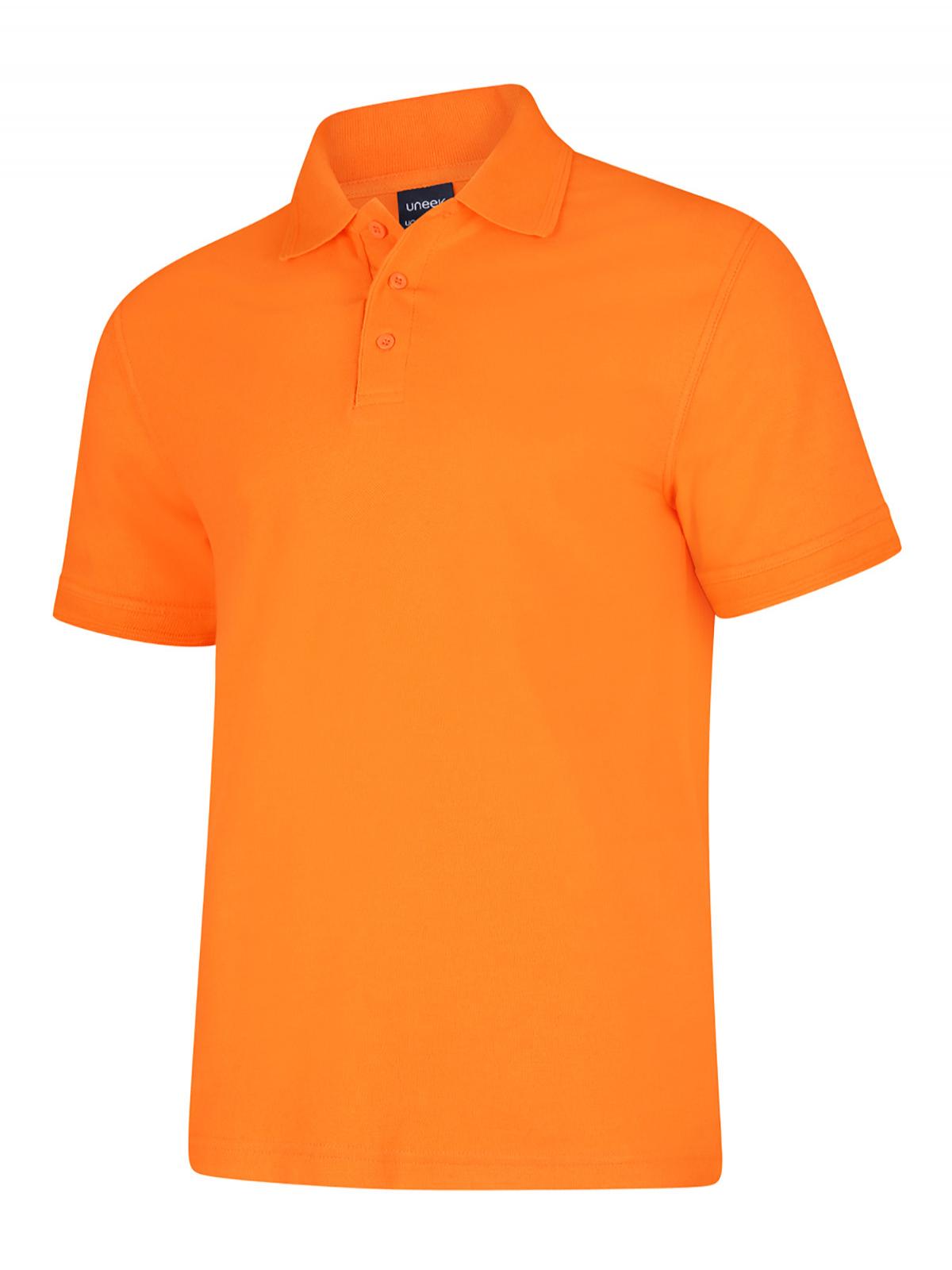 Deluxe Poloshirt in Orange