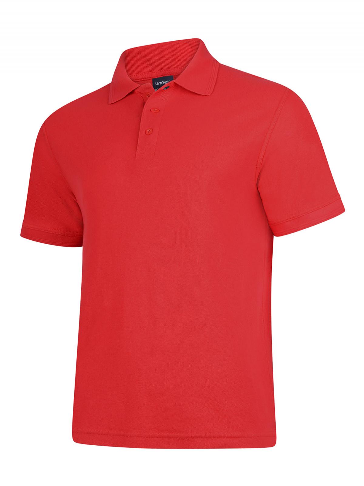 Deluxe Poloshirt in Red