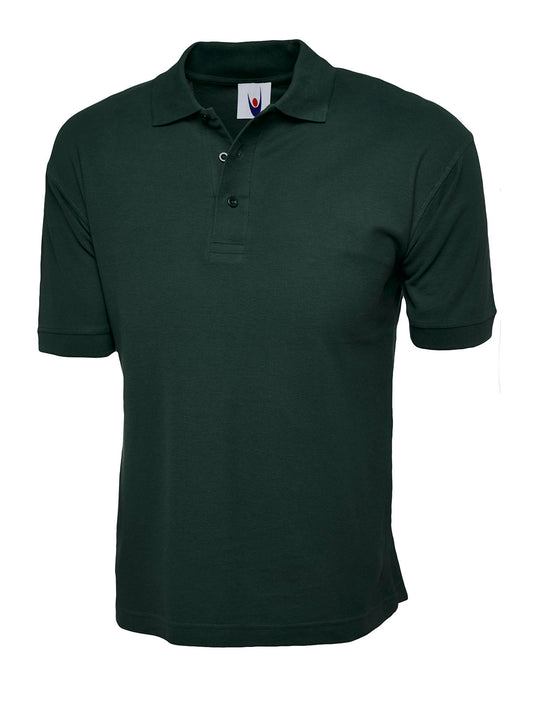 Classic Cotton Poloshirt in Bottle Green