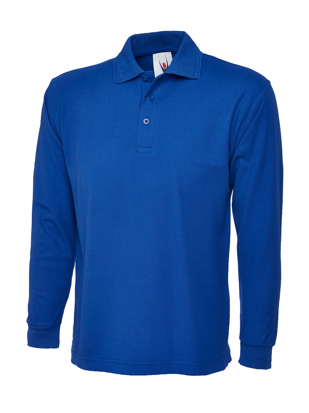 Longsleeve Classic Poloshirt in Royal