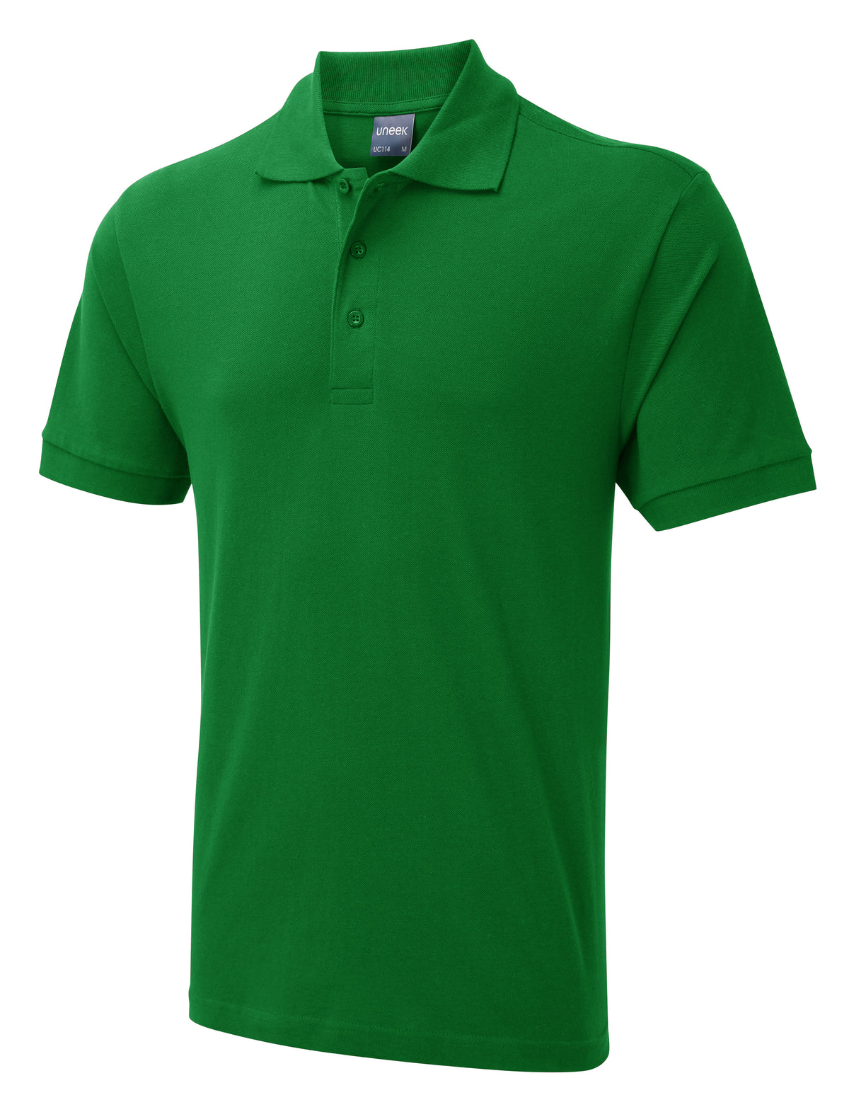 Mens Active Cotton Poloshirt in Kelly Green
