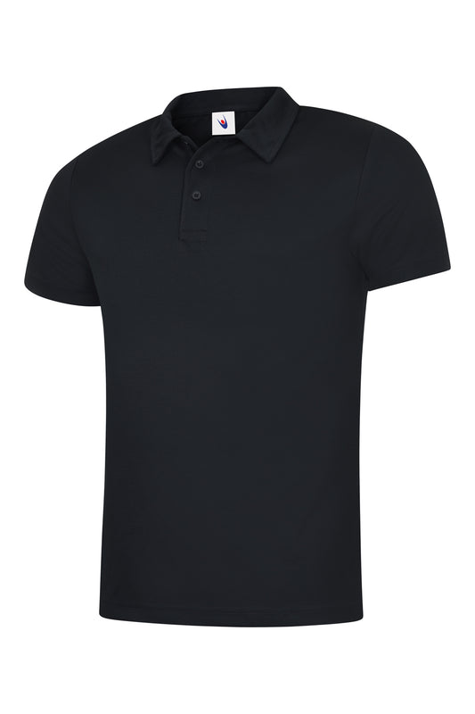 Mens Ultra Cool Poloshirt in Black