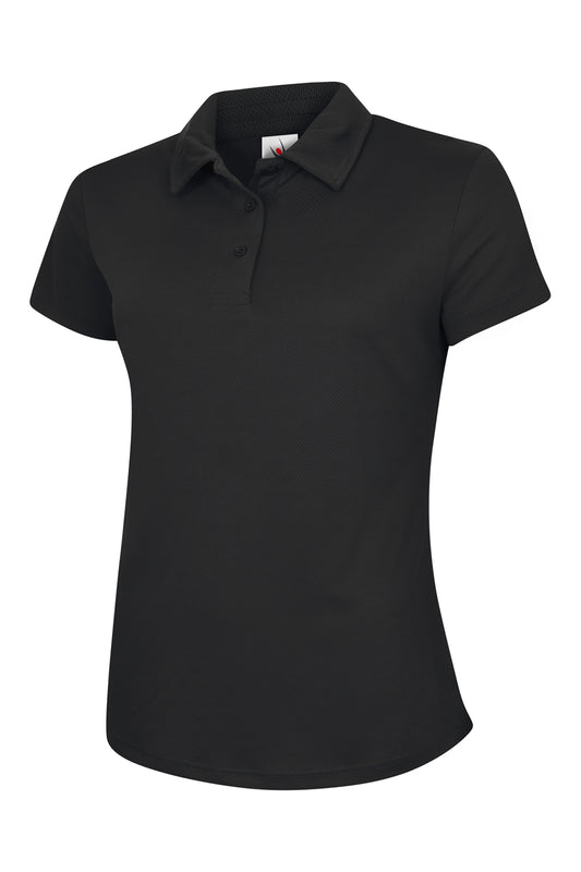 Ladies Ultra Cool Poloshirt in Black