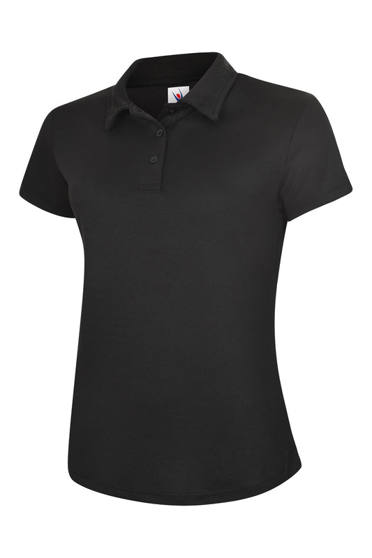 Ladies Ultra Cool Workwear Poloshirt in Black