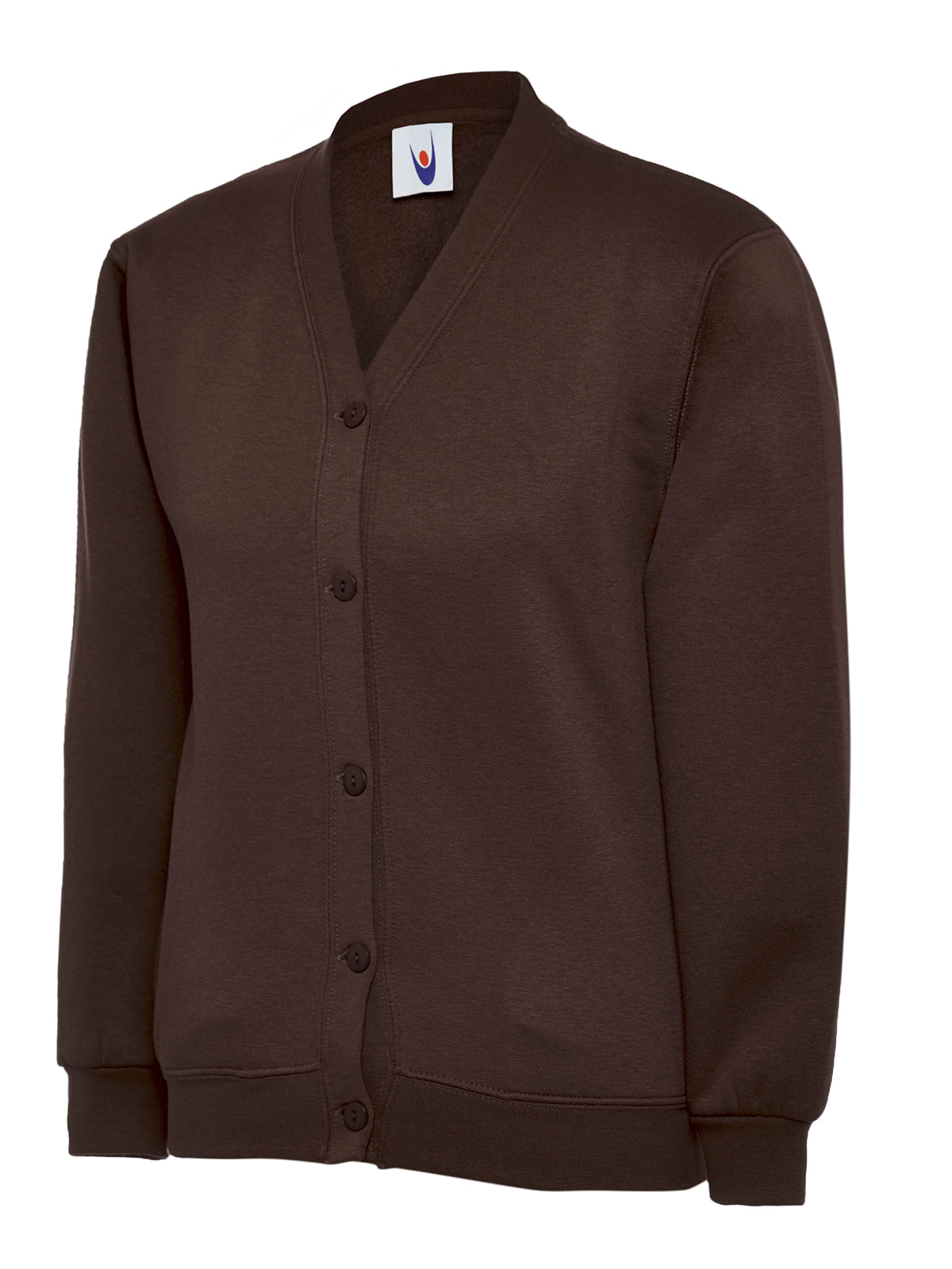 Childrens Classic Cardigan in Brown