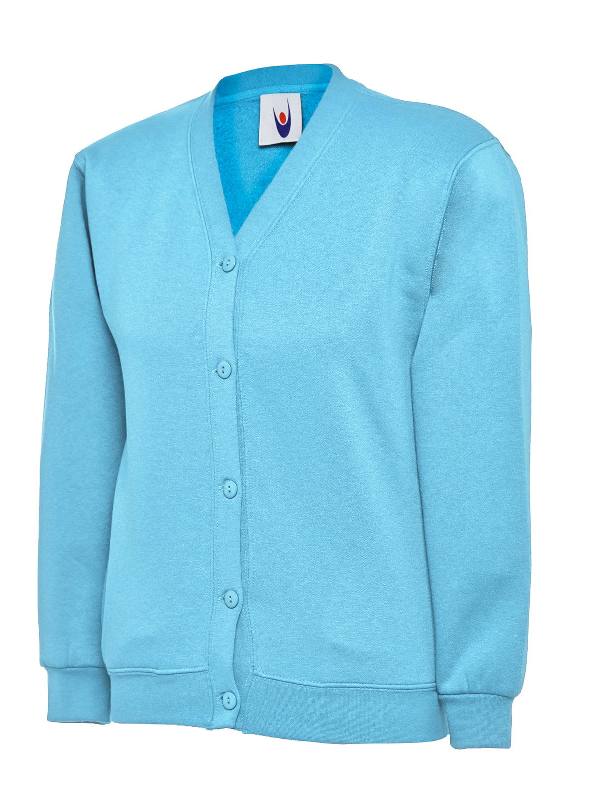 Childrens Classic Cardigan in Sky