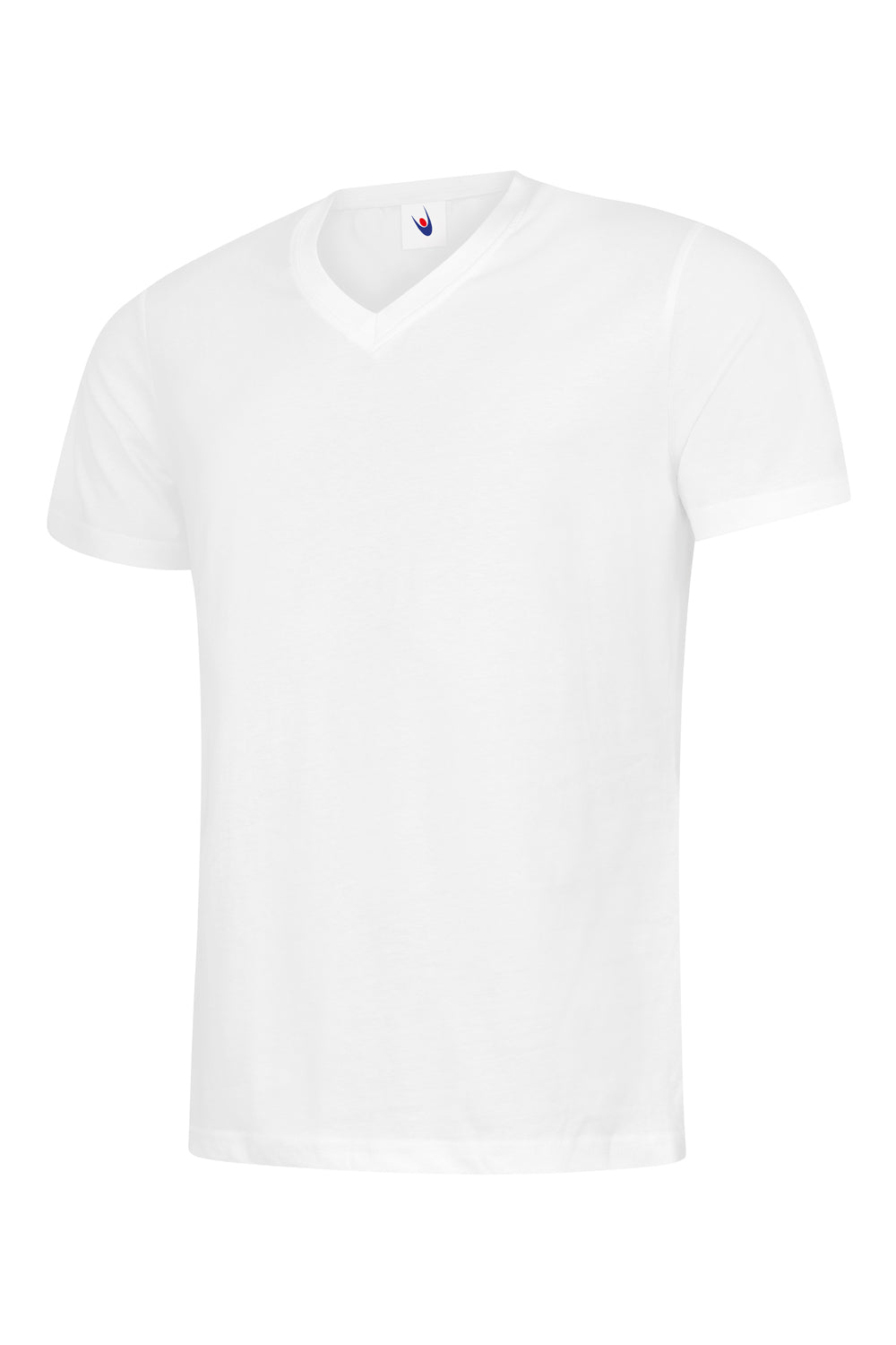 Classic V Neck T-shirt in White