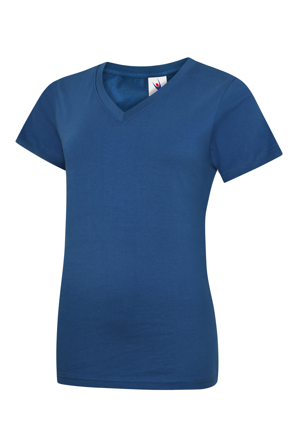 Ladies Classic V-Neck T-Shirt in Royal