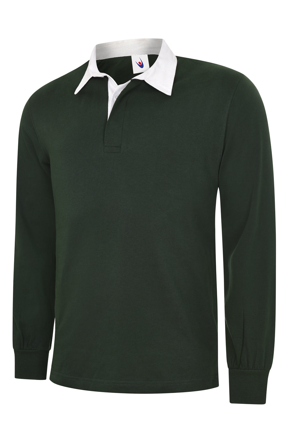 Classic Rugby Shirt in Bottle Green