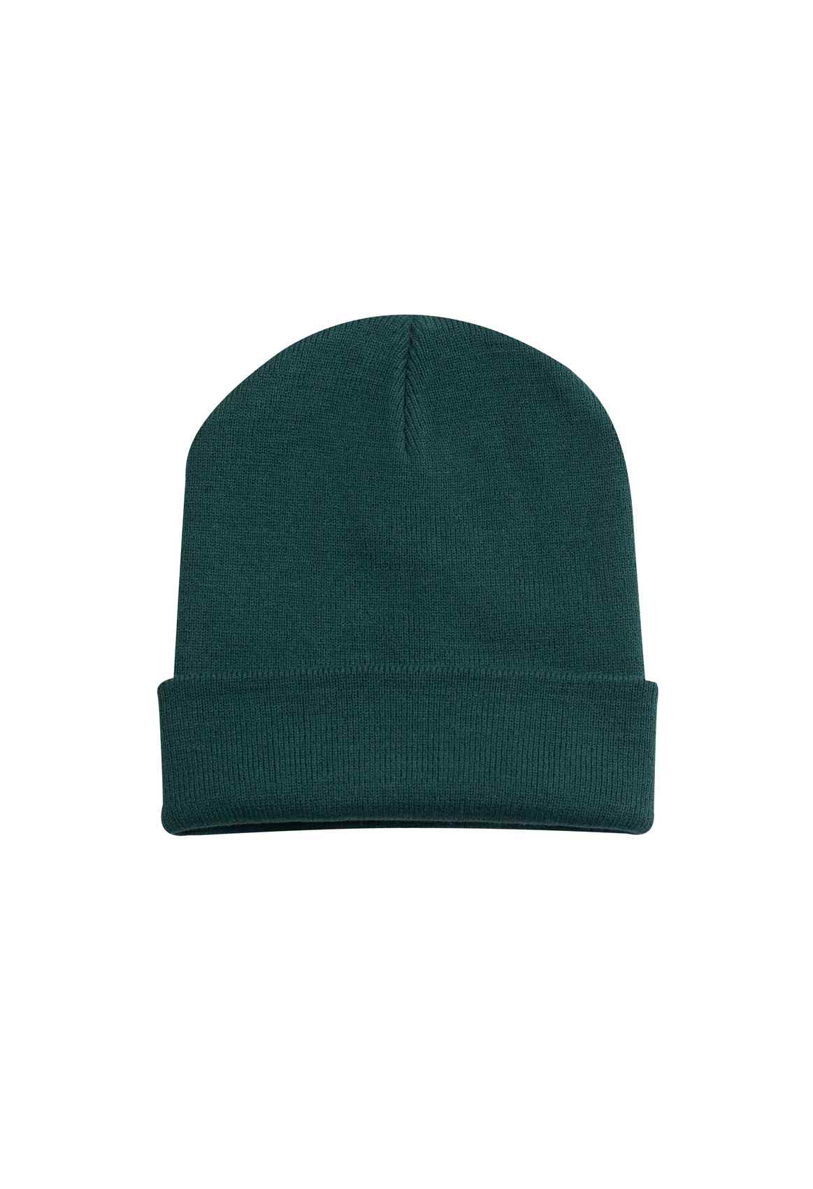 Heavyweight Cuffed Beanie in Bottle Green