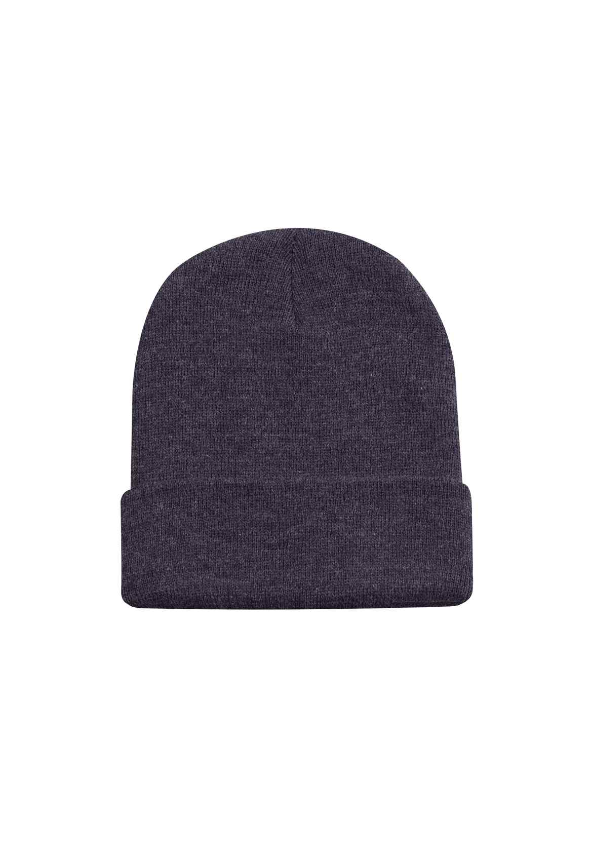 Heavyweight Cuffed Beanie in Charcoal