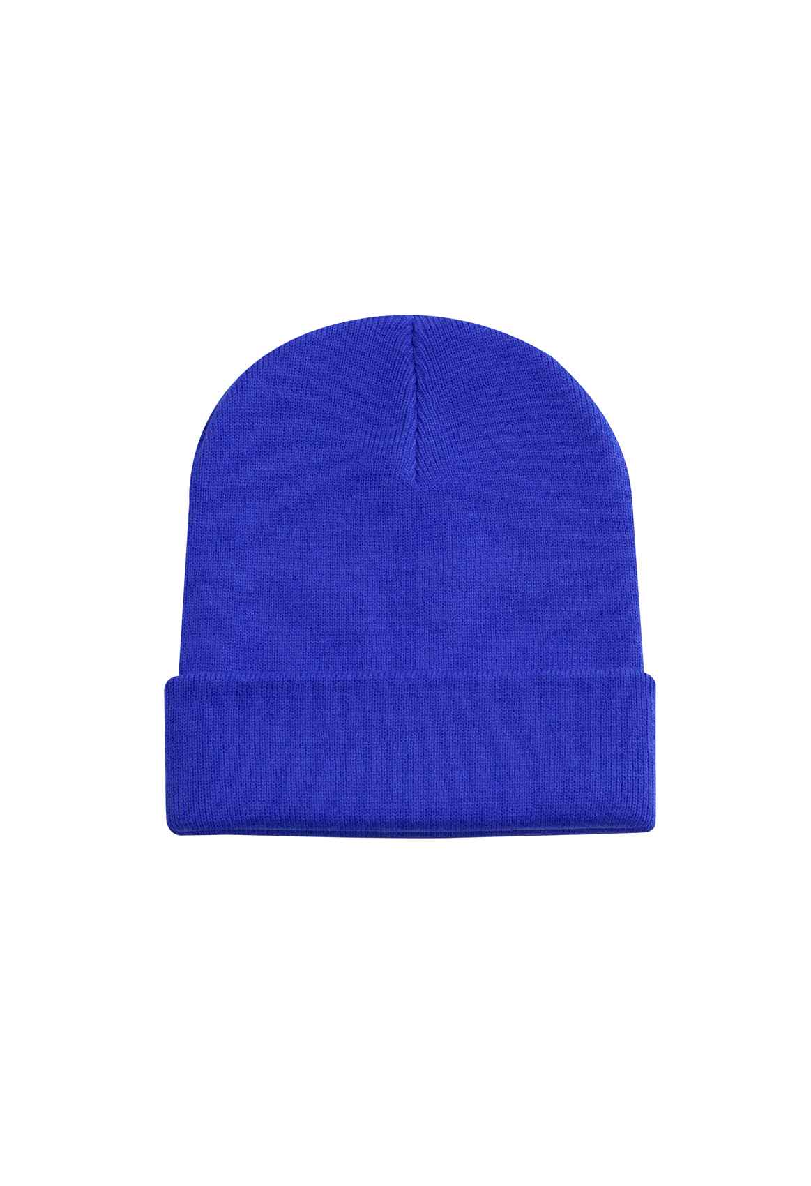 Heavyweight Cuffed Beanie in Deep Royal