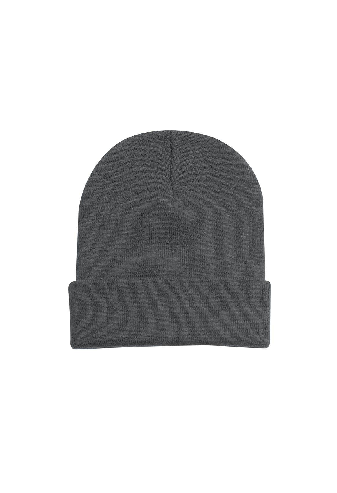 Heavyweight Cuffed Beanie in Graphite Grey