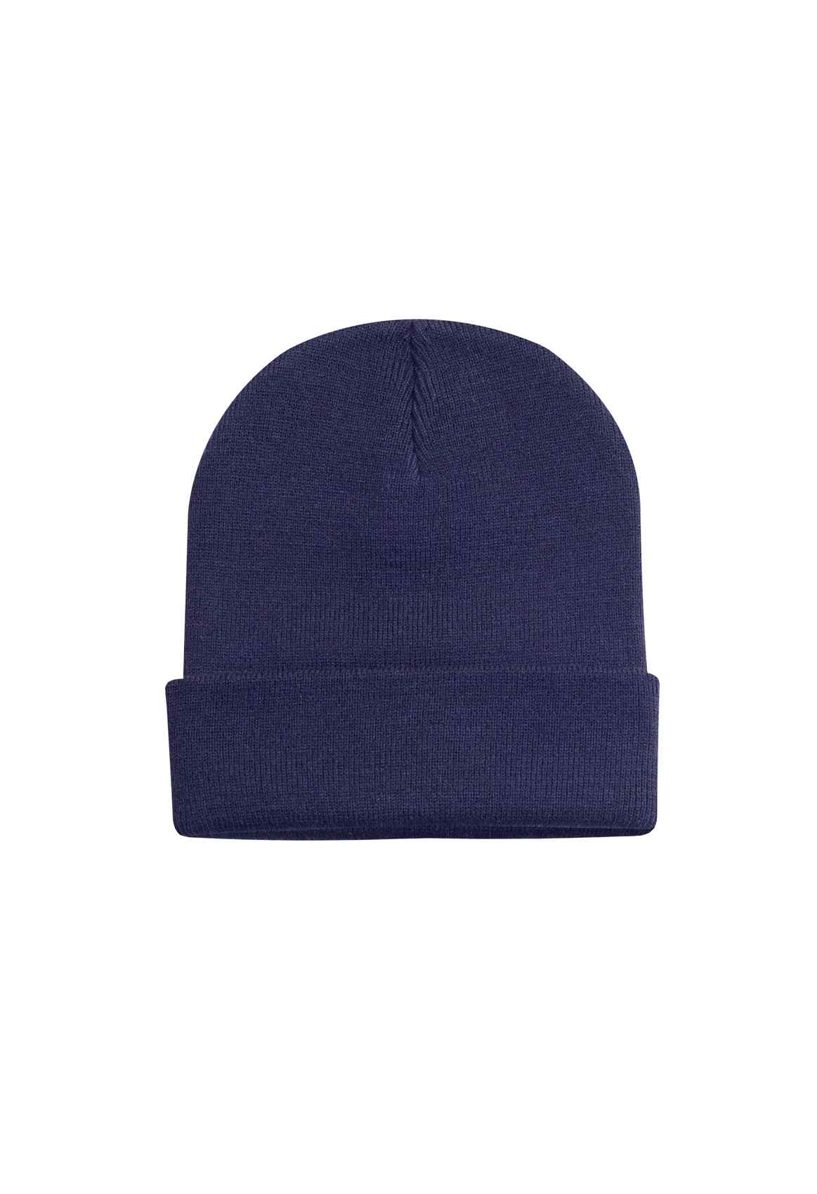 Heavyweight Cuffed Beanie in Navy