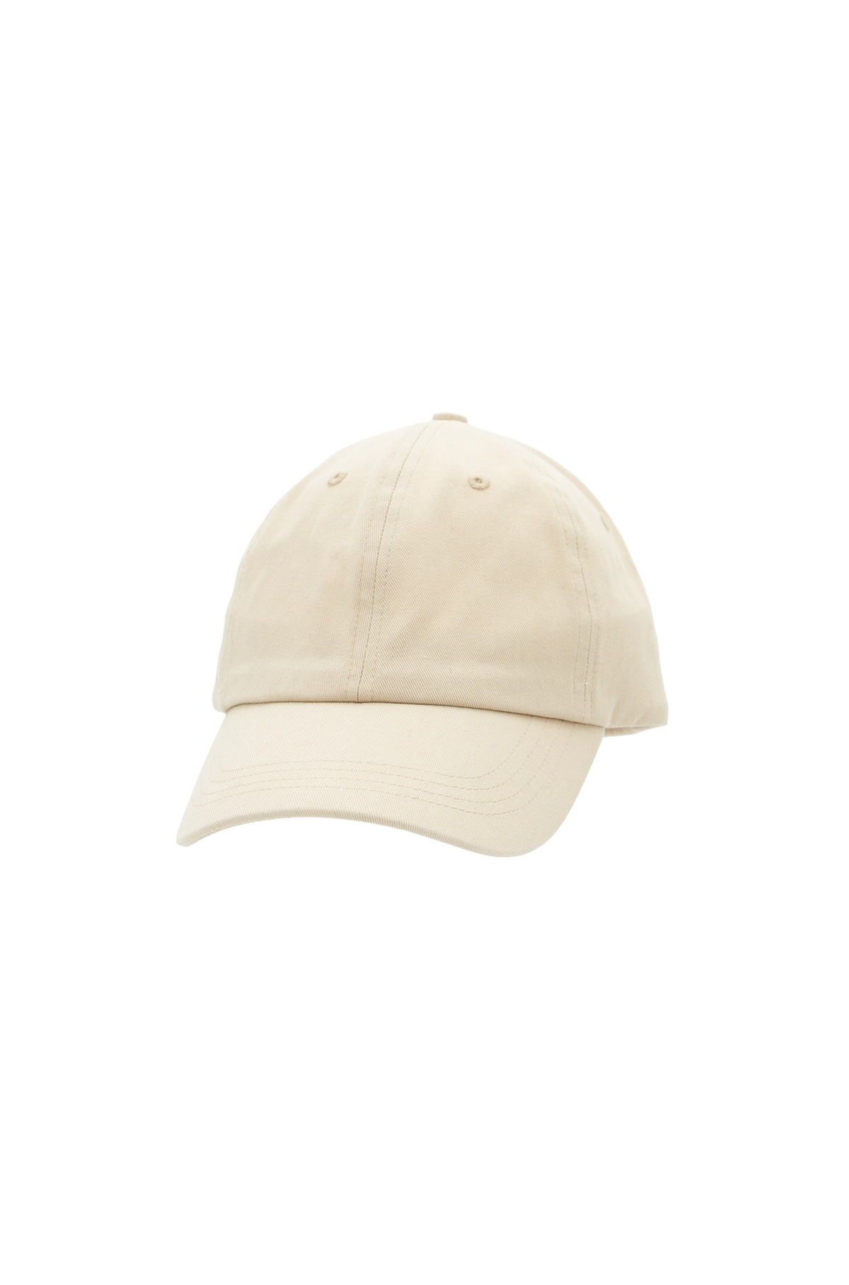 6 Panel Low Profile Dad Cap in Sand