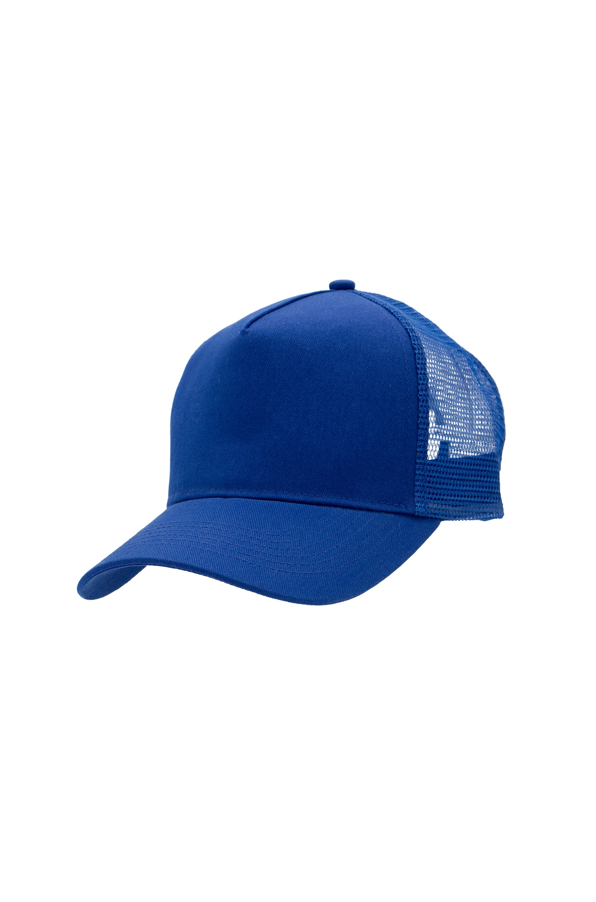 Snapback Trucker Cap in Royal/Royal