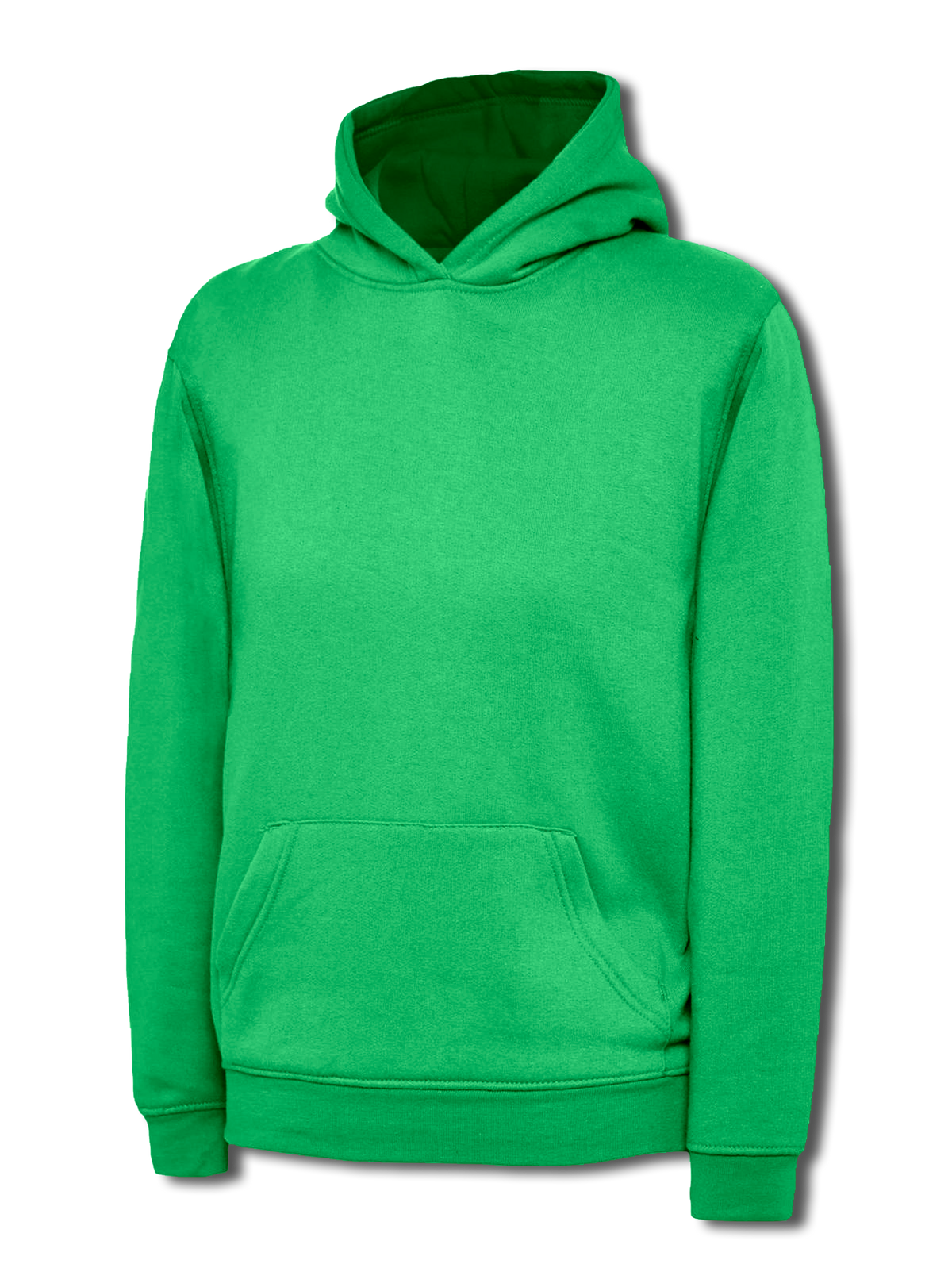 Childrens Classic Hooded Sweatshirt in Kelly Green