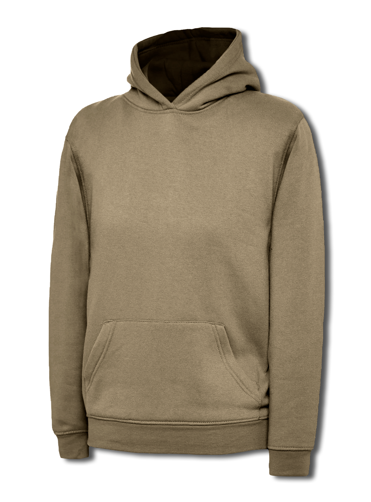 Childrens Classic Hooded Sweatshirt in Olive