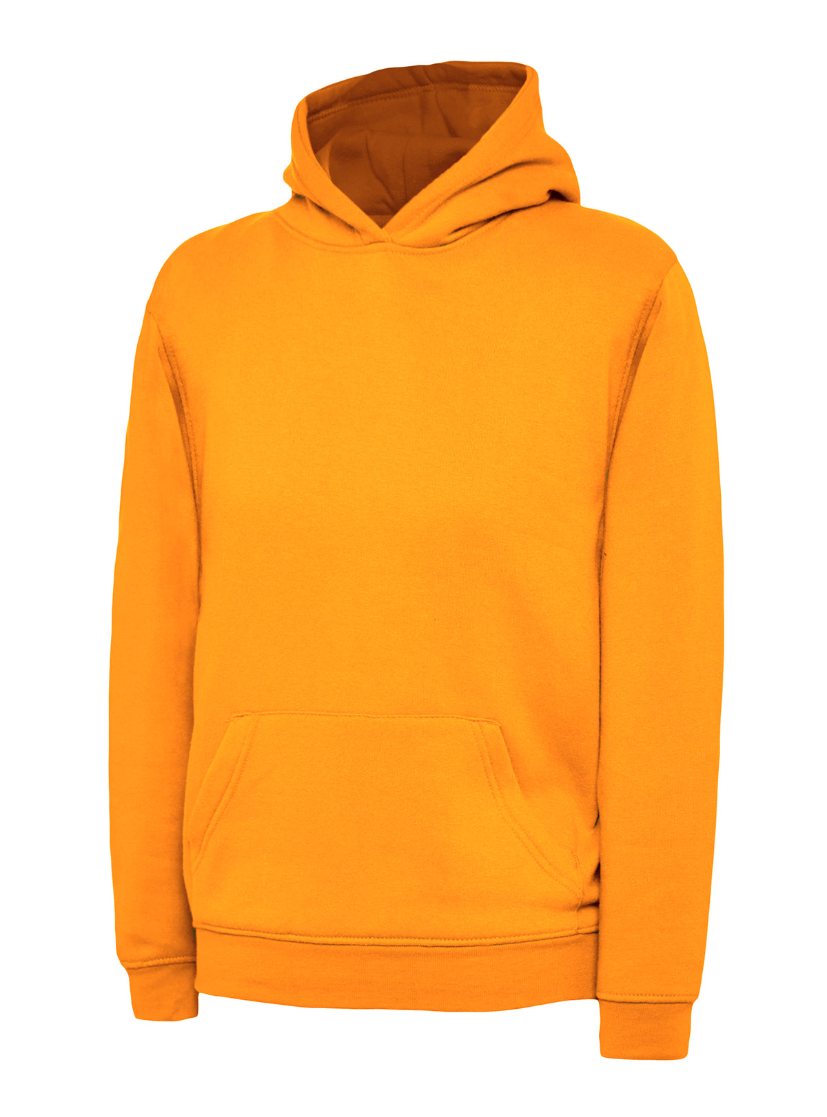 Childrens Classic Hooded Sweatshirt in Orange