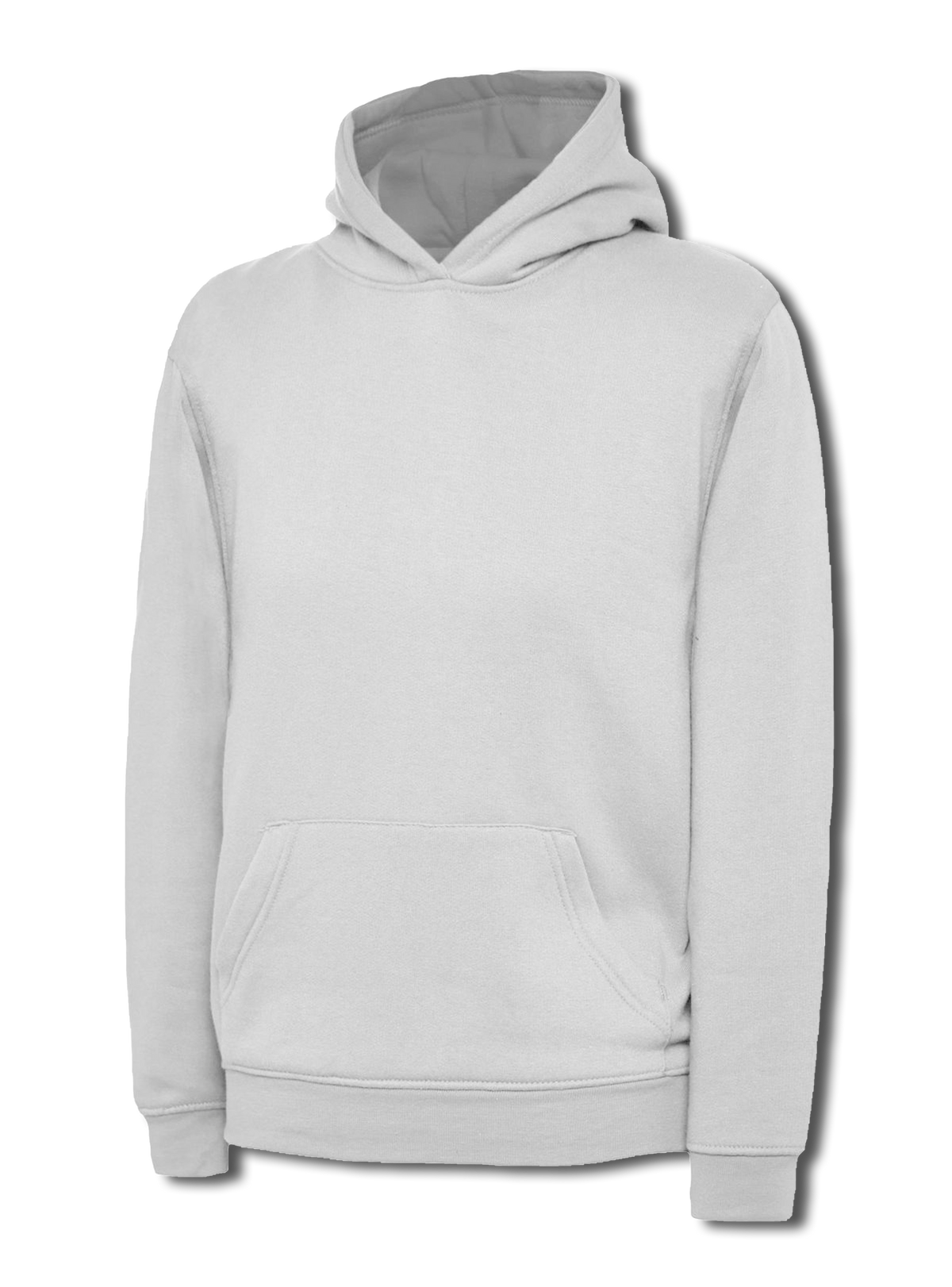 Childrens Classic Hooded Sweatshirt in White