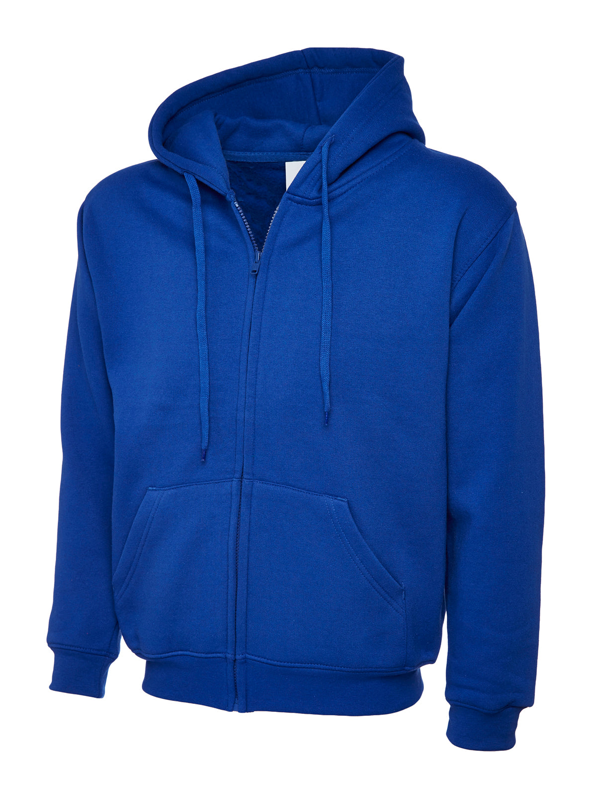 Adults Classic Full Zip Hooded Sweatshirt in Royal