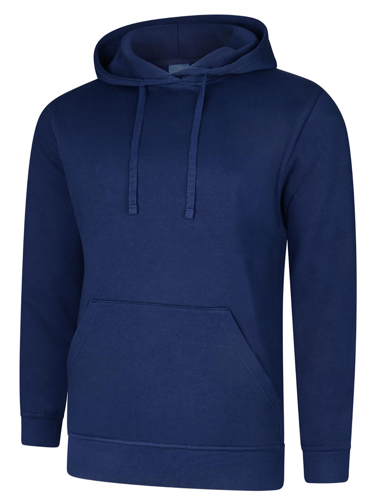 Deluxe Hooded Sweatshirt in French Navy