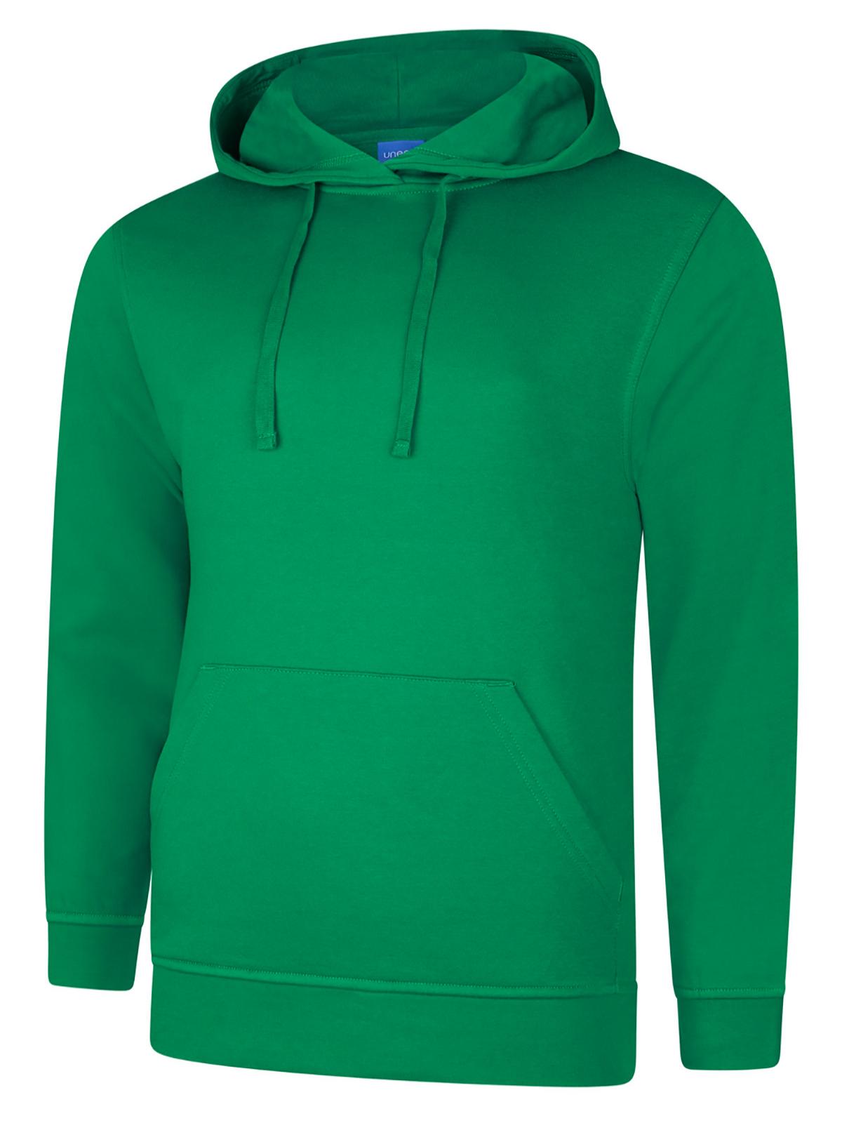 Deluxe Hooded Sweatshirt in Kelly Green
