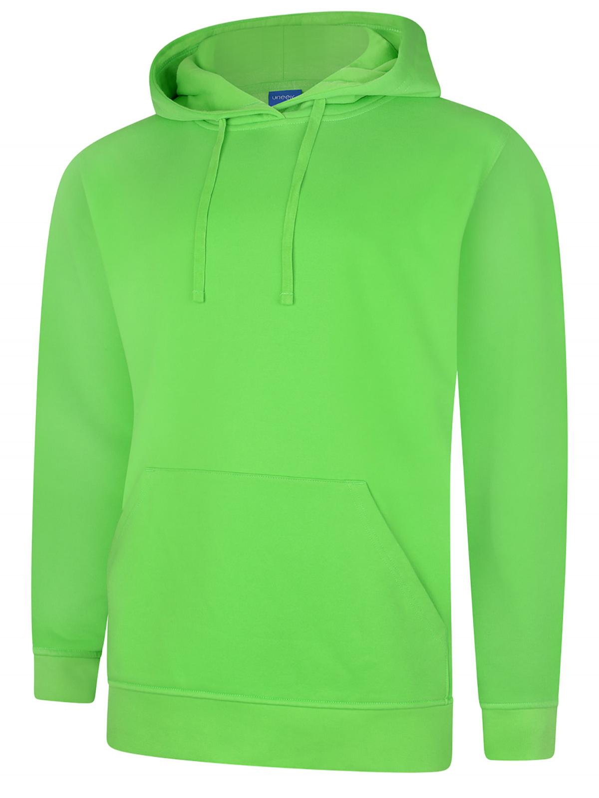 Deluxe Hooded Sweatshirt in Lime