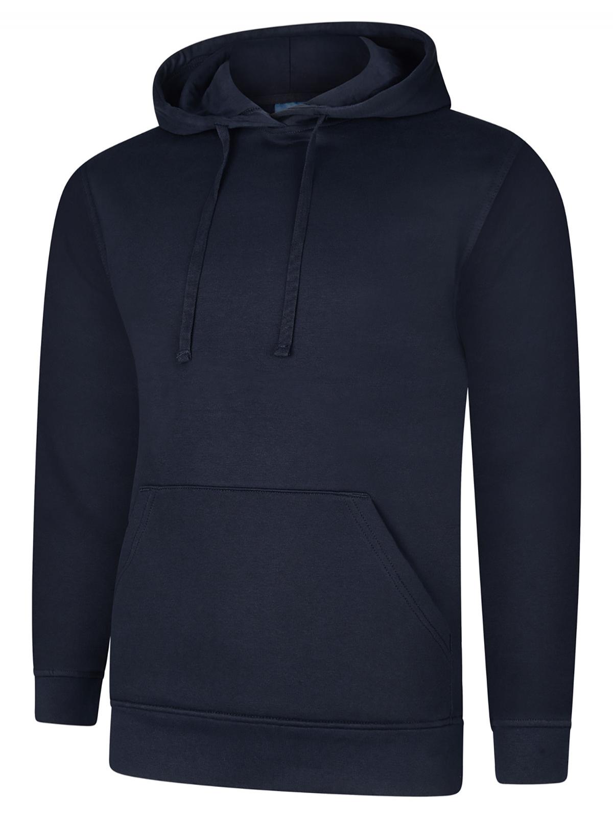 Deluxe Hooded Sweatshirt in Navy