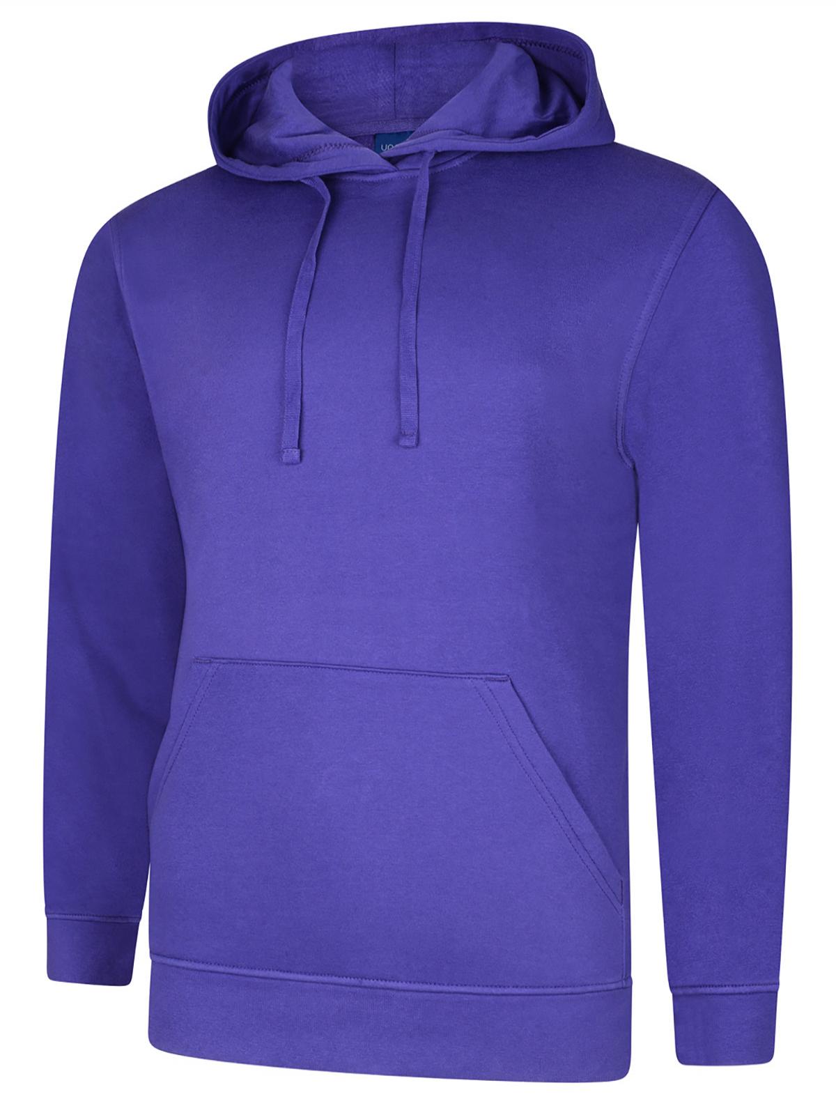 Deluxe Hooded Sweatshirt in Purple