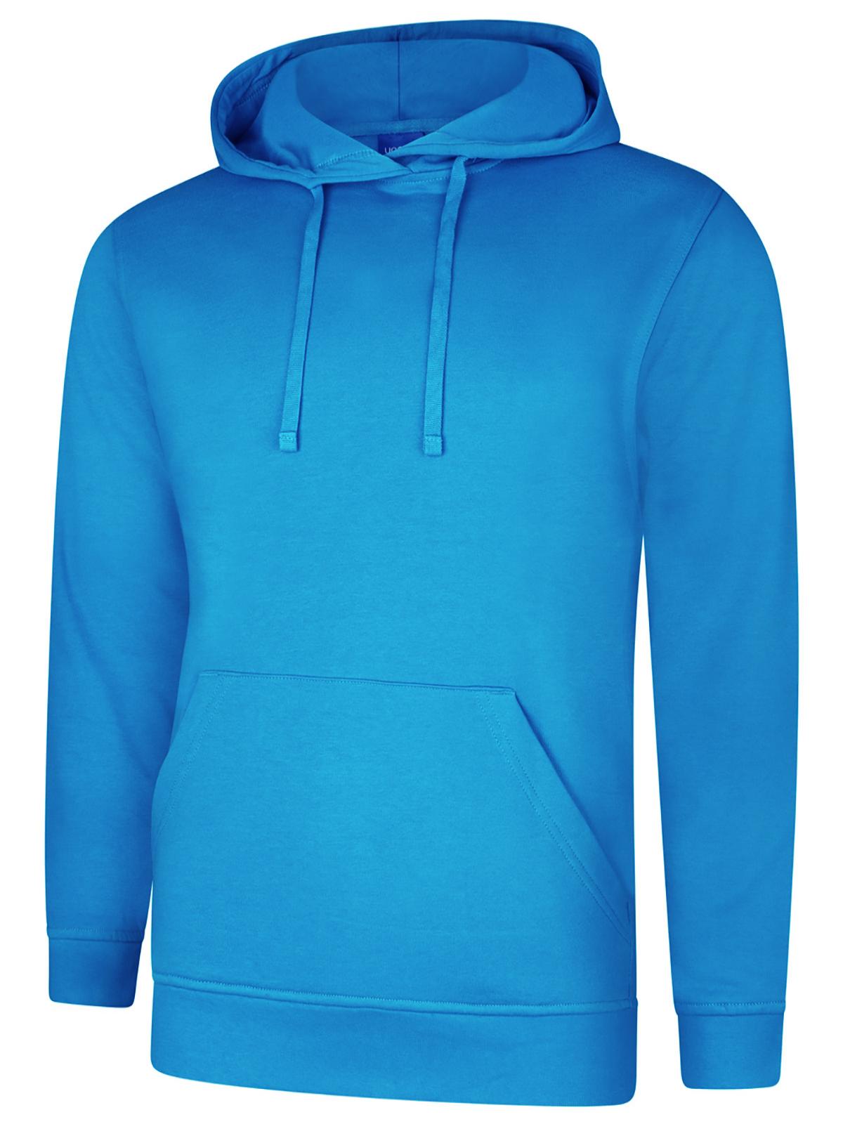 Deluxe Hooded Sweatshirt in Reef Blue