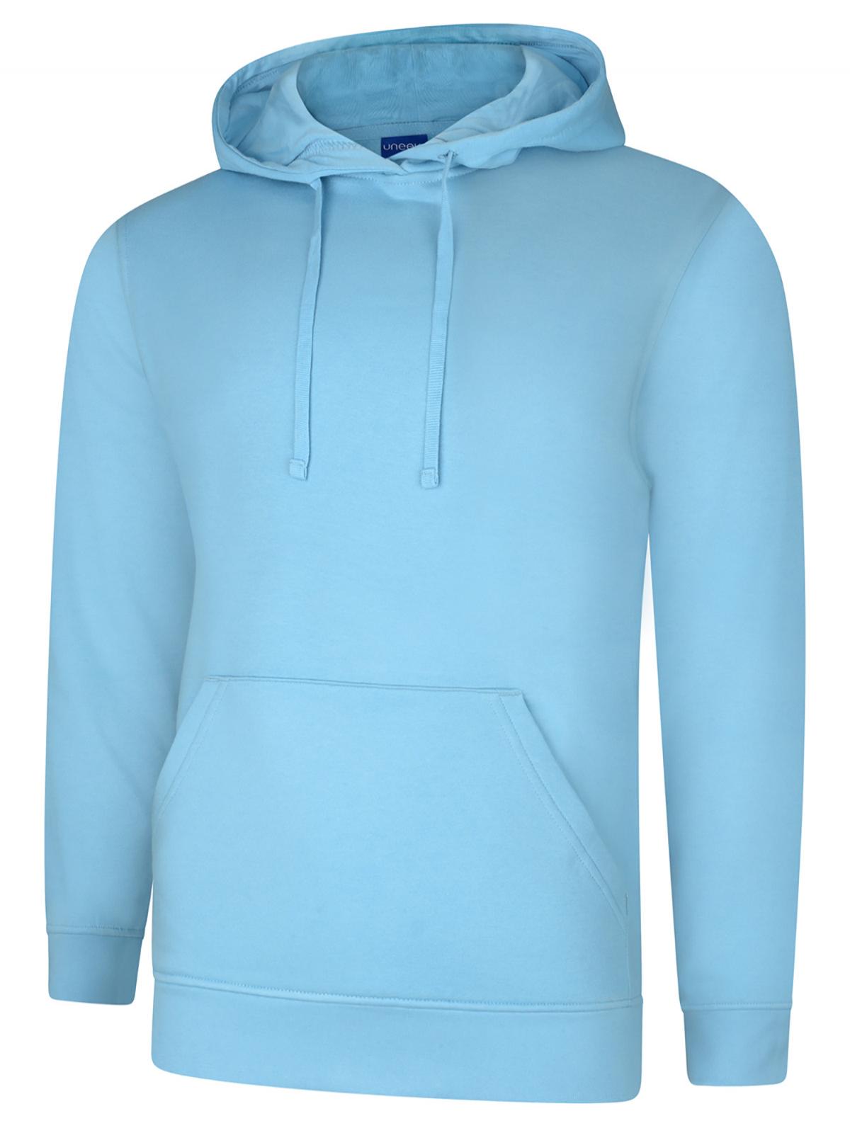 Deluxe Hooded Sweatshirt in Sky