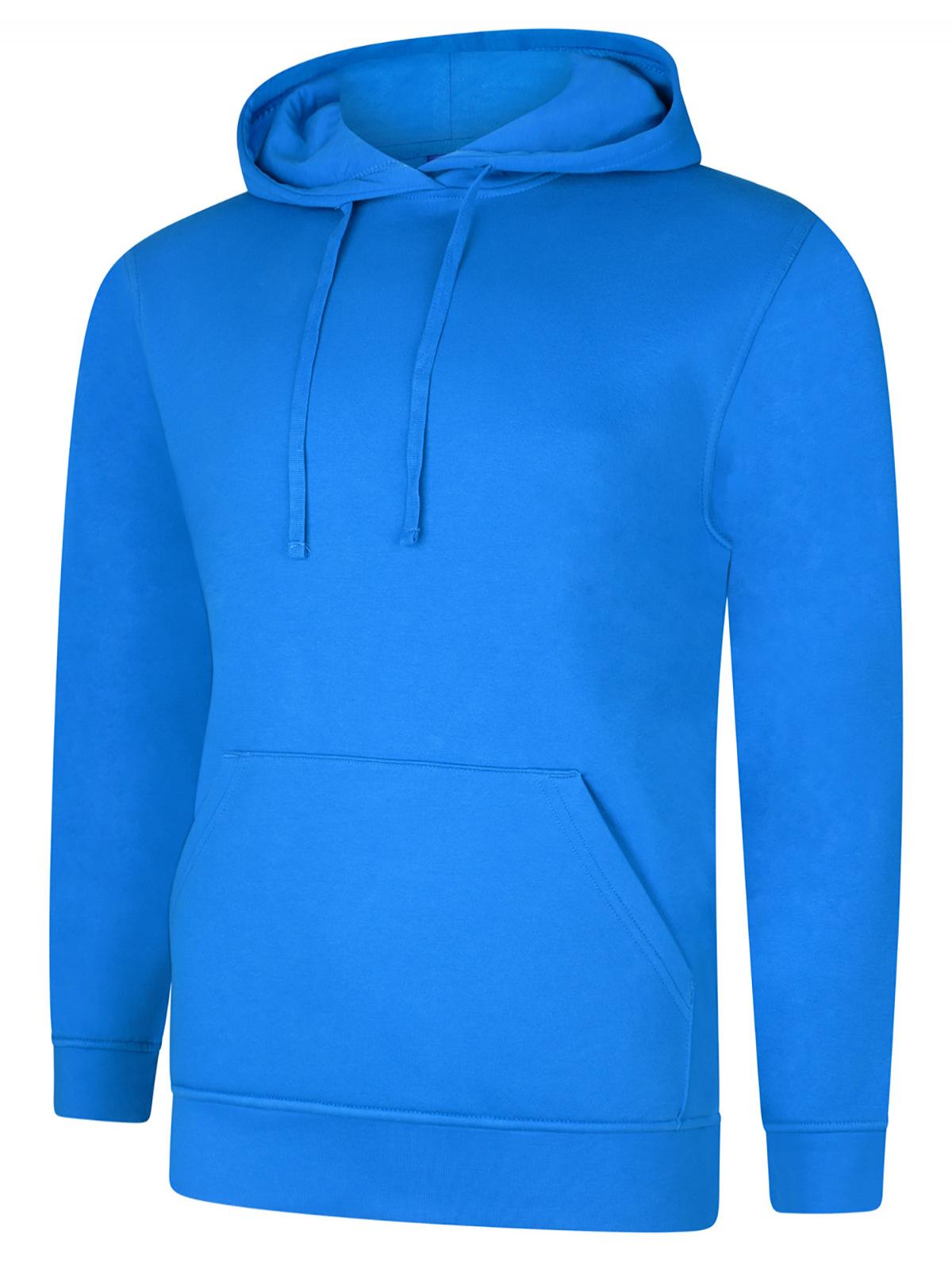 Deluxe Hooded Sweatshirt in Tropical Blue