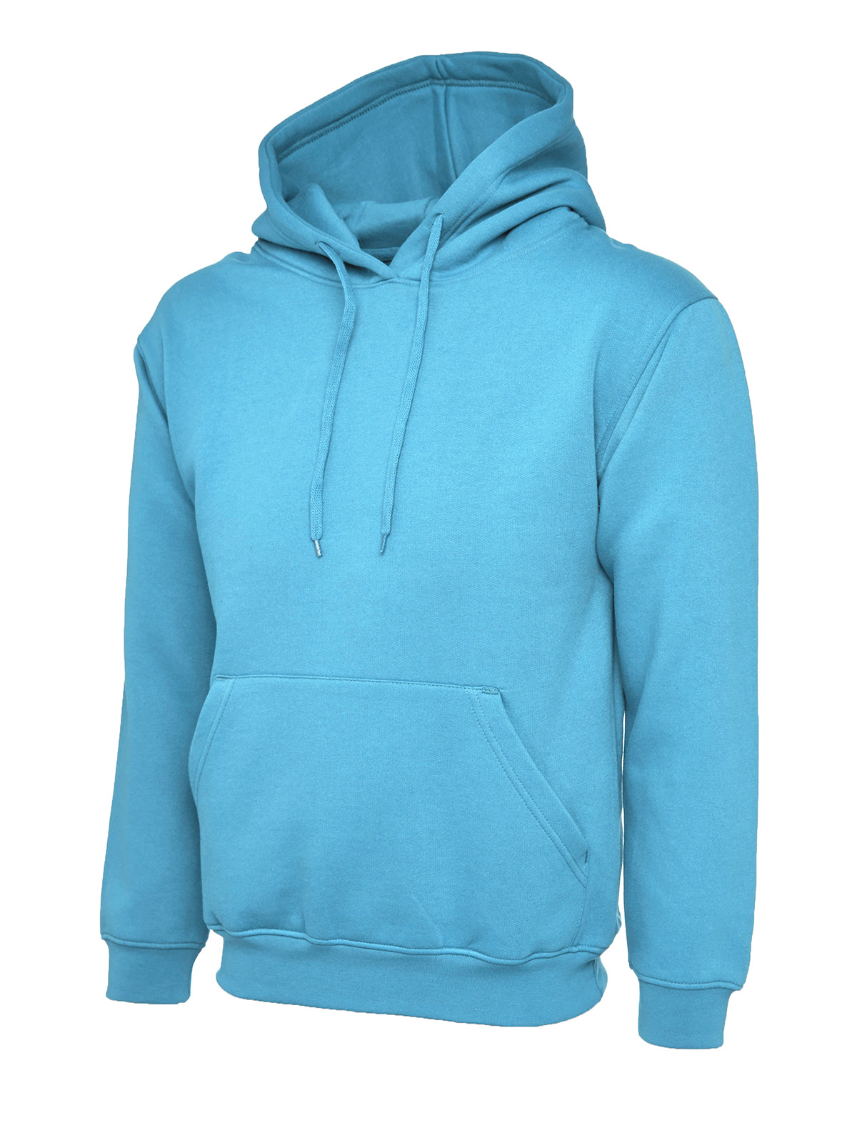 Ladies Deluxe Hooded Sweatshirt in Sky