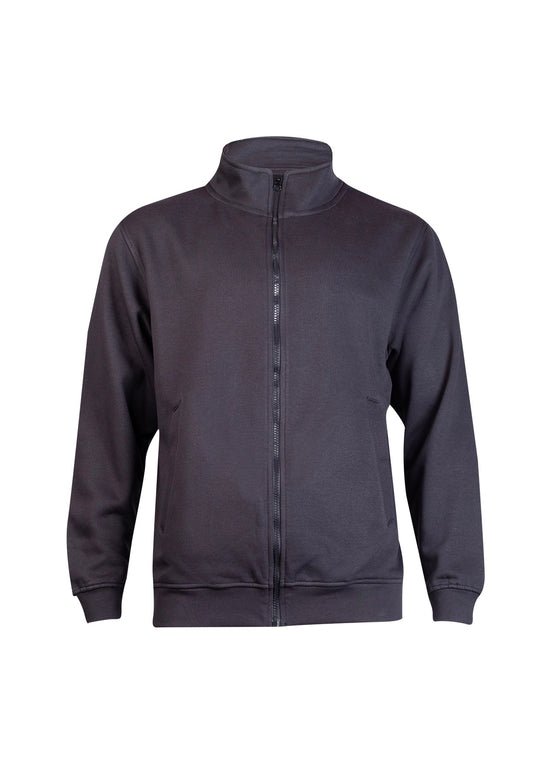 Deluxe Unisex Sweat Jacket in Black