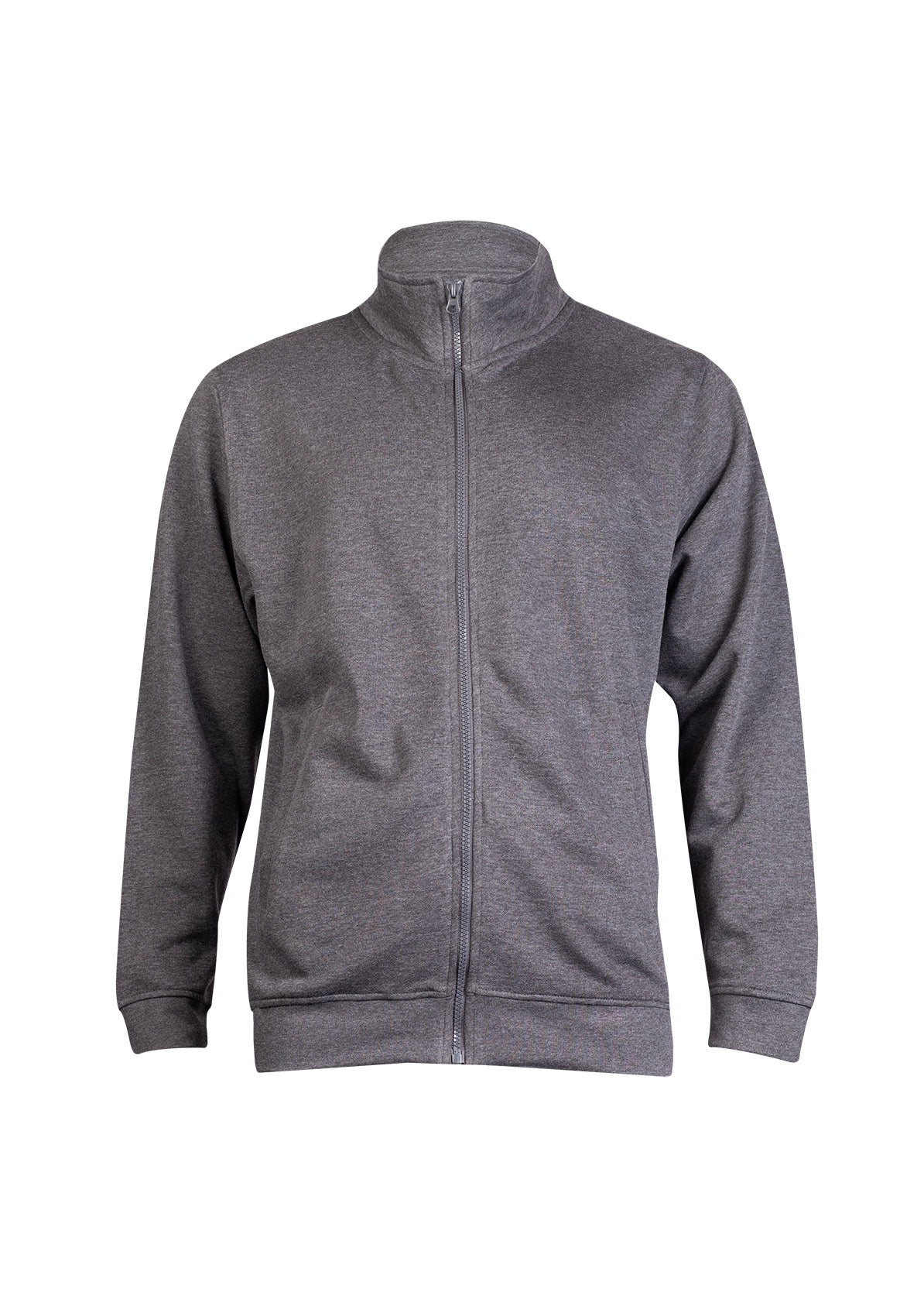 Deluxe Unisex Sweat Jacket in Charcoal