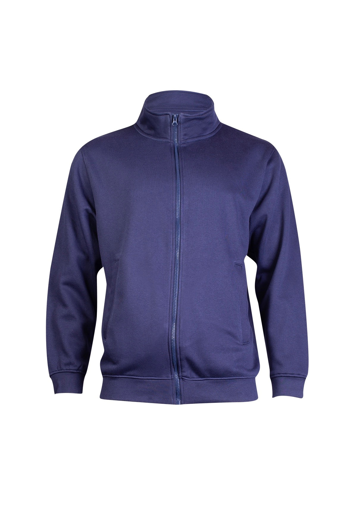 Deluxe Unisex Sweat Jacket in Navy
