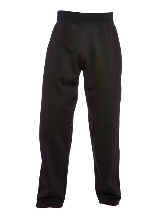 Childrens Jog Bottoms in Black