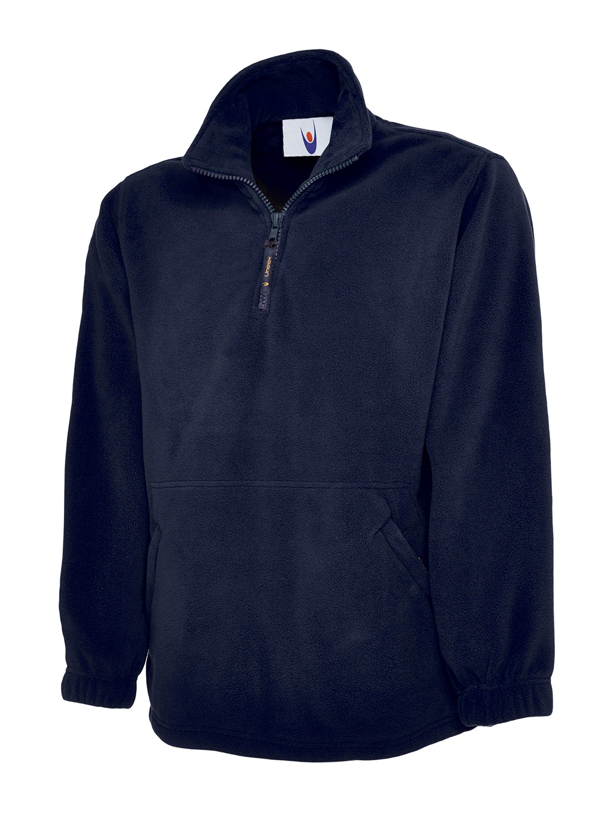 Classic Quarter Zip Fleece Jacket in Navy