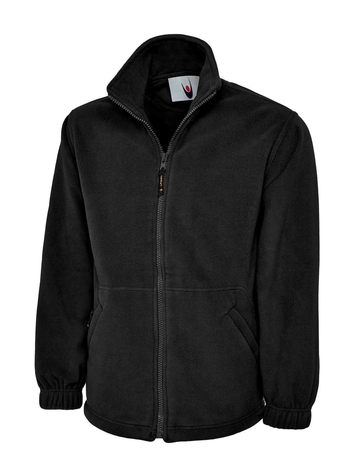 Classic Full Zip Fleece Jacket in Black