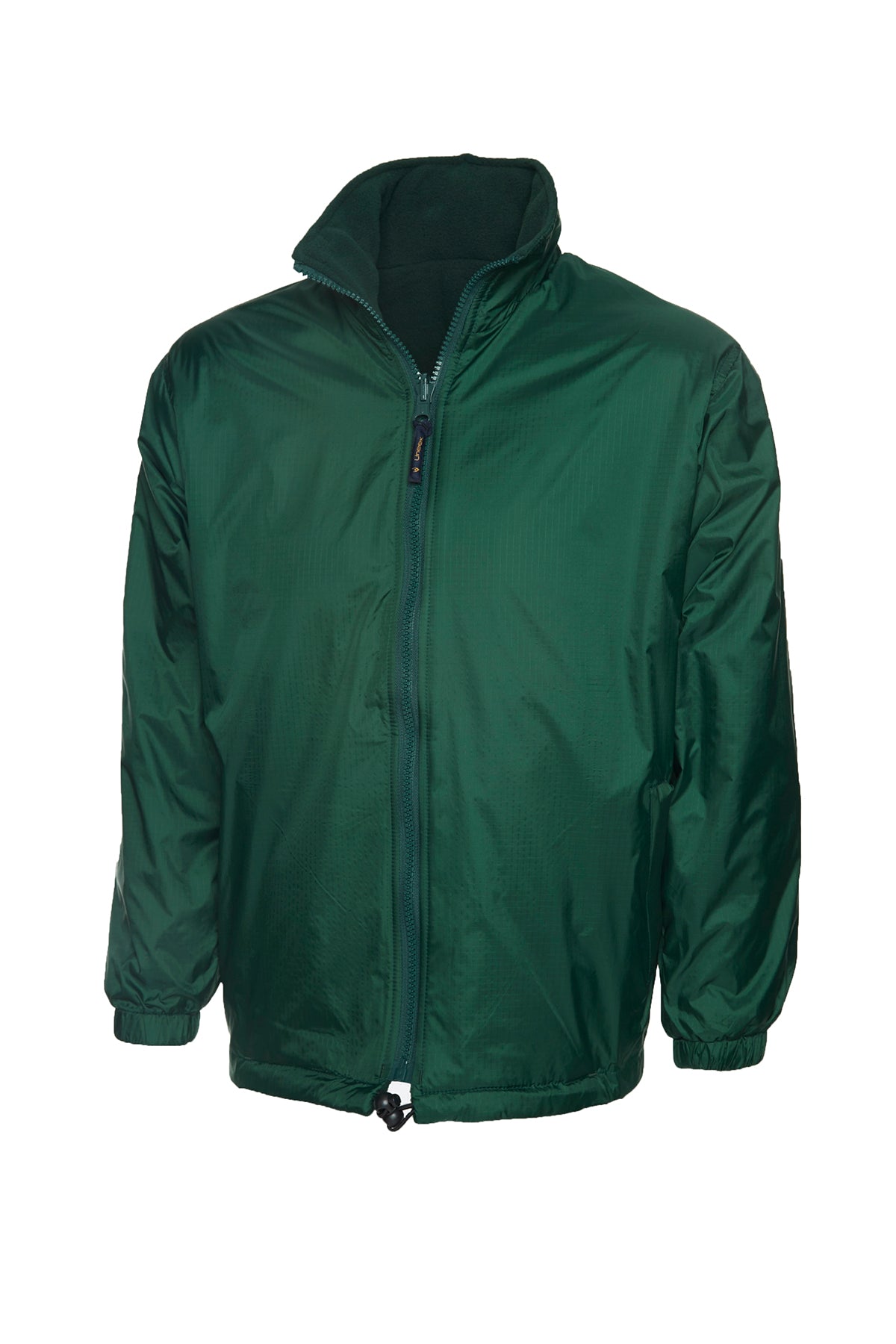 Classic Reversible Fleece Jacket in Bottle Green